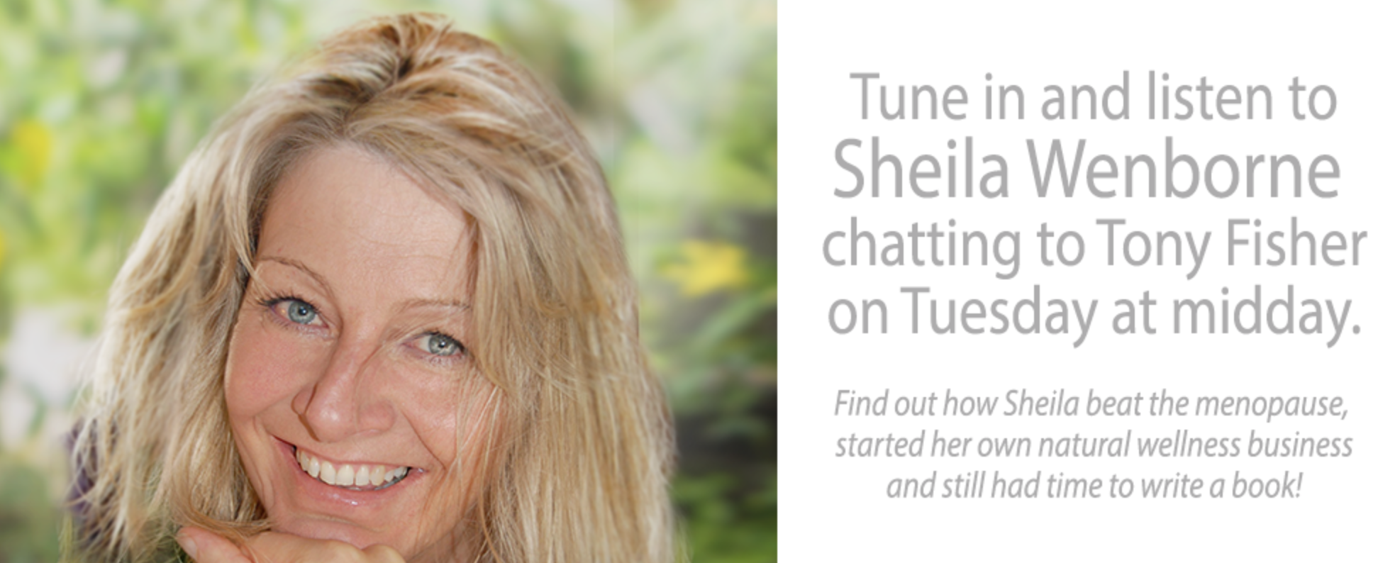 Tony Fisher BBC Radio Essex speaks to Sheila Wenborne